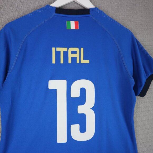 Puma Italy ITA Soccer Jersey Football Womens Large Blue - Picture 7 of 8